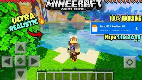 Realistic🔥 Shader For Minecraft Pe 1.19|| Bsl Shader For Mcpe 1.19|| Shader For Minecraft Pe||