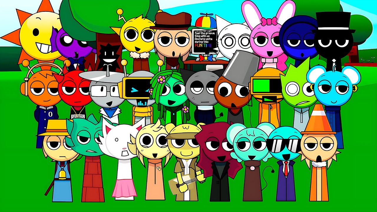 Incredibox Sprunki Parodybox But ALL Characters Together (New Mod)