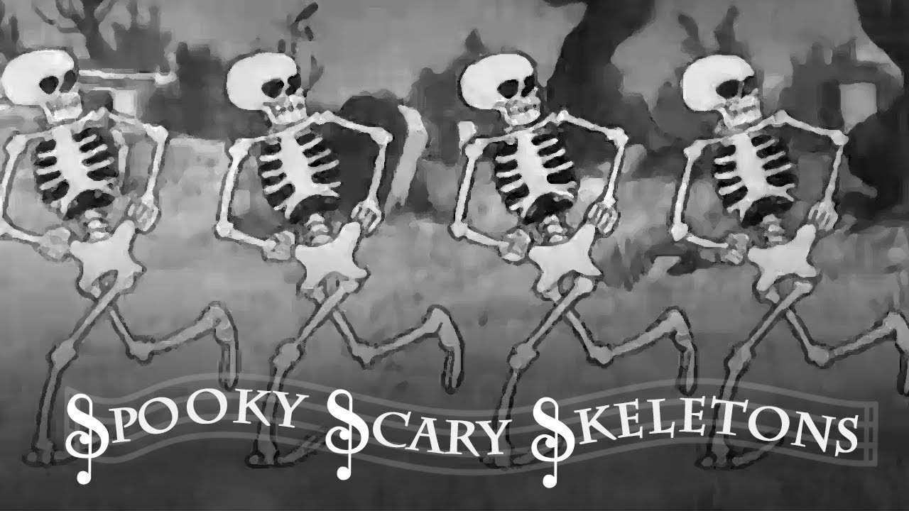 Scary skeletons remix. СПУКИ скэри. Spooky Scary Skeletons. СПУКИ скелет скелетон. СПУКИ скэри скелетон.