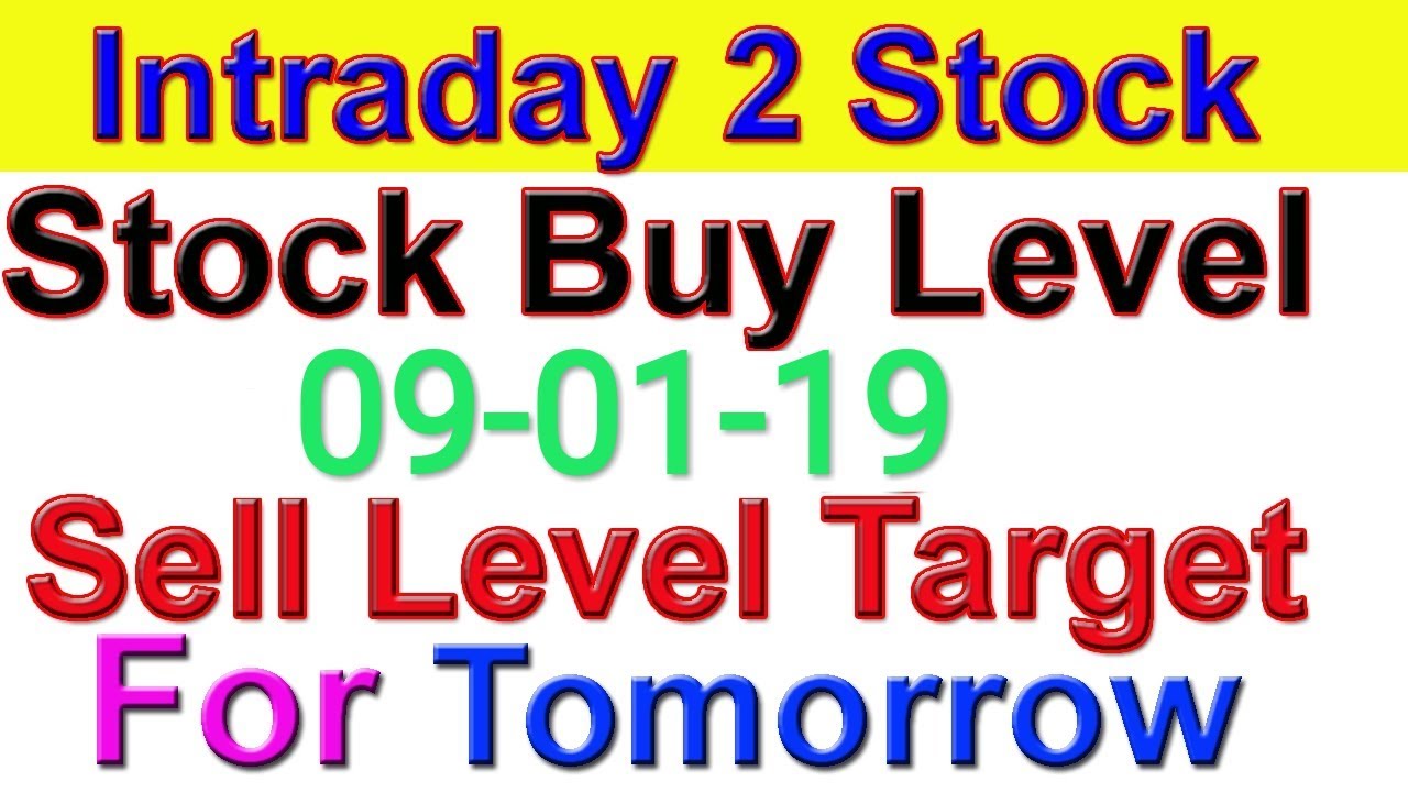 Intraday Trading Stock Tips For Tomorrow Strong Level In Hindi - 