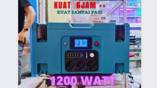 DIY POWERSTATION 1000WATT dari battery bekas // BOX makita JOSSS