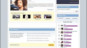 Myspace.com website Year 2008