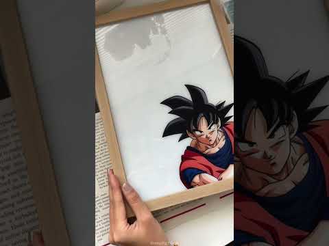 LED Wall Art Dragon Ball Lightbox💡🎴🖼️🔦 #shorts