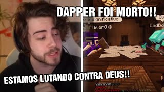 CELLBIT FALANDO SOBRE A MORTE DO DAPPER E O ATAQUE DOS COMANDOS! QSMP MINECRAFT