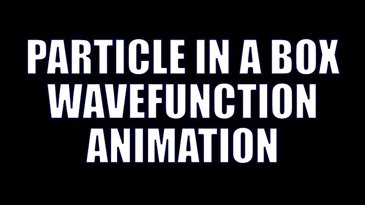Quantum Chemistry 3.7 - Particle in a Box Wavefunction Plots