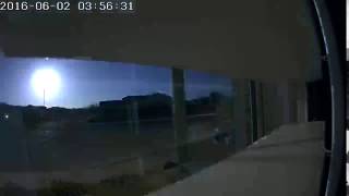 Meteor Fireball Flash Caught on Camera