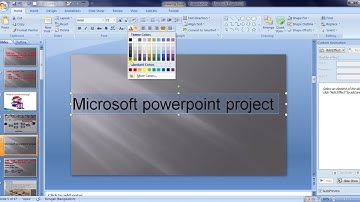 How To create Full Project Microsoft Powerpoint 2007 (Part - 02)