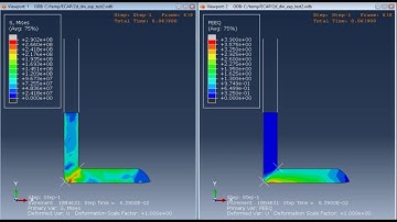 Abaqus tutorial: ECAP 2D - Results