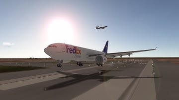 RFS Airbus A330-200F Butter Landing in KJFK #swiss001landing