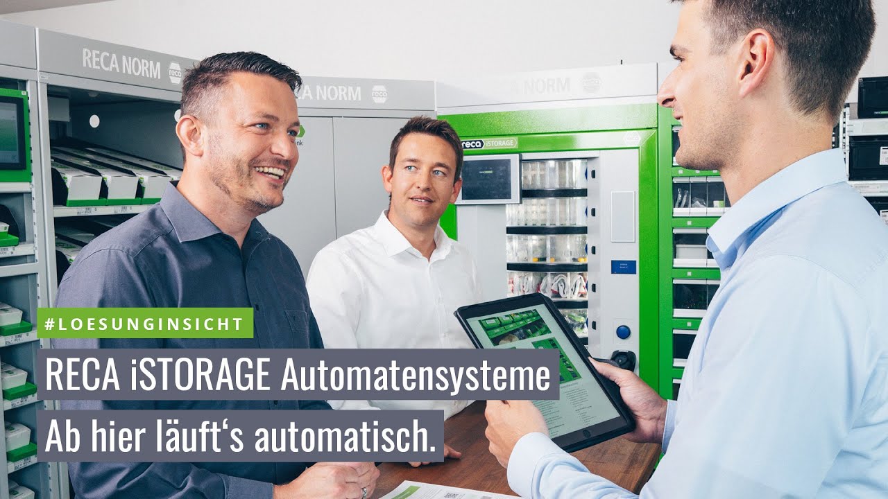 Klappenautomat, Karusellautomat, Schubladenautomat | RECA iSTORAGE Automatensysteme