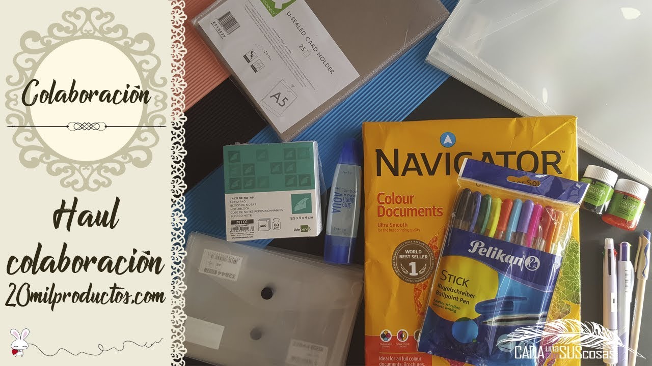 ¡COLABORACION! Papelería online 20milproductos.com scrapbooking tiendas