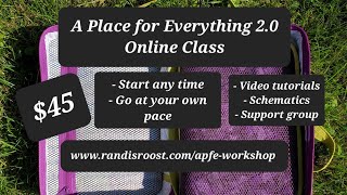 APFE Workshop - Tour of the Bag