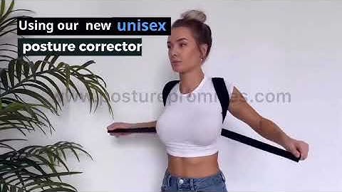 Posture Promises - Posture Correction Brace Demo Video