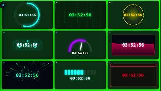 24/7 Live FREE Countdown Timer | Green Screen & Black Screen | Commercial Use (Video Only) Part 68