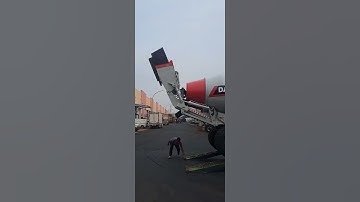 Daswell 4m3 Self Loading Concrete Mixer In Indonesia