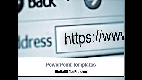 Browser PowerPoint Template Backgrounds - DigitalOfficePro #03548