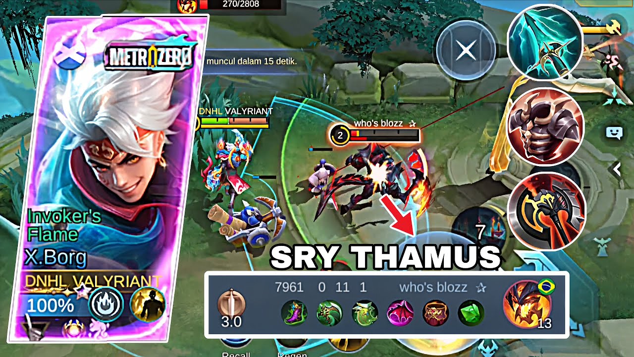 GAMEPLAY XBROG EXPLANER DIRANK MYTHICAL GLORY 🔥DICARI COUNTER XBORG DILANING PHASE😎