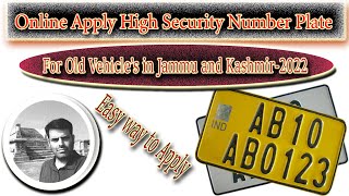 How to Apply Online HSRP Number Plate for Old Vehicle's  in Jammu & Kashmir- 2022 screenshot 2