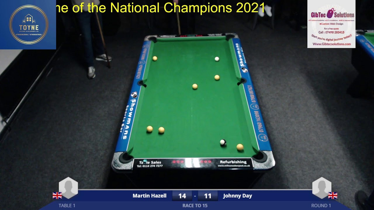 Over 50 Handicap 1st Round Martin Hazell vs Johnny Day R15