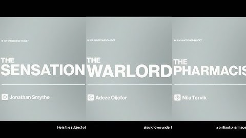 The Sensation, The Warlord, The Pharmacist Year 3 First Time & Some Freelancer