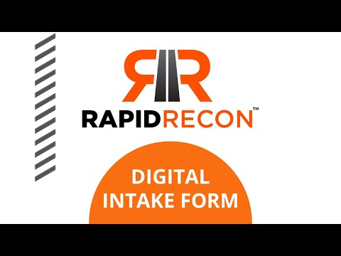 Announcing The New RapidRecon™ Digital Intake Form
