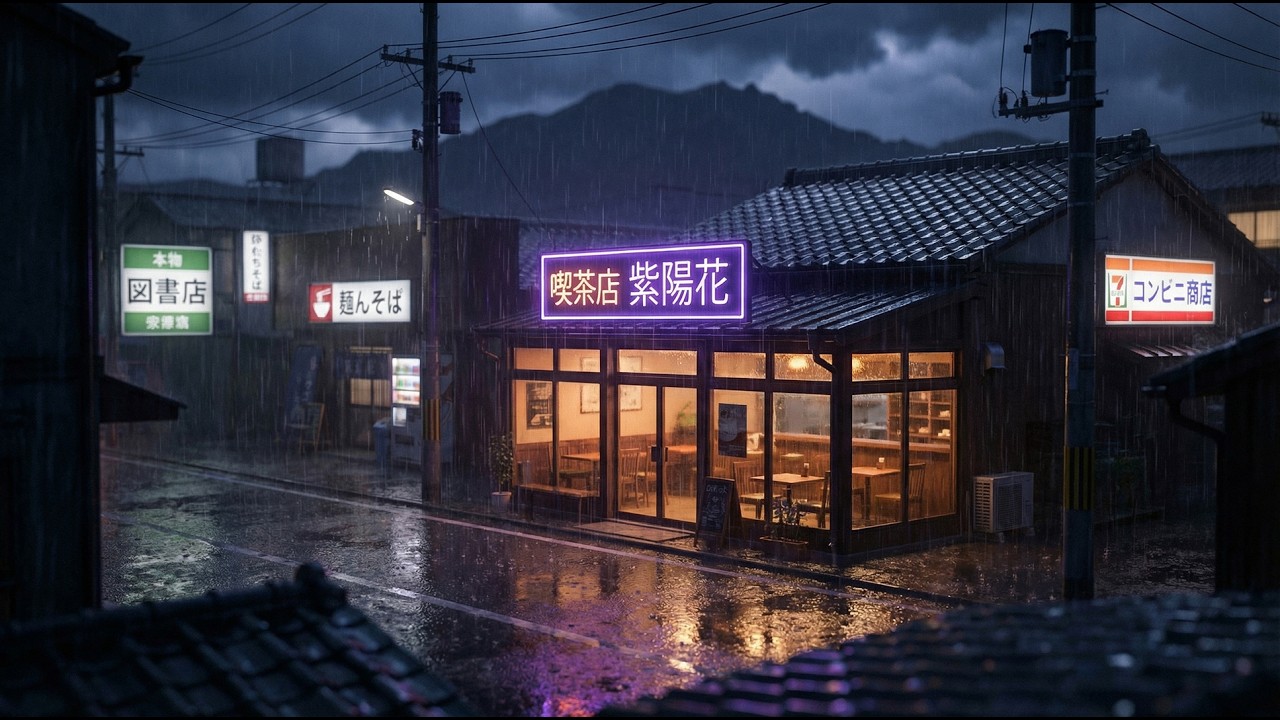 🔴 LIVE 24/7 Midnight in Tokyo 🌙 Rainy Lofi for Study Flow & Better Sleep