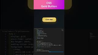 CSS Gold Button #coding #html #html5 #css #frontend #webdevelopment #webdesign