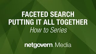 How To: Faceted Search (Putting It All Together)
