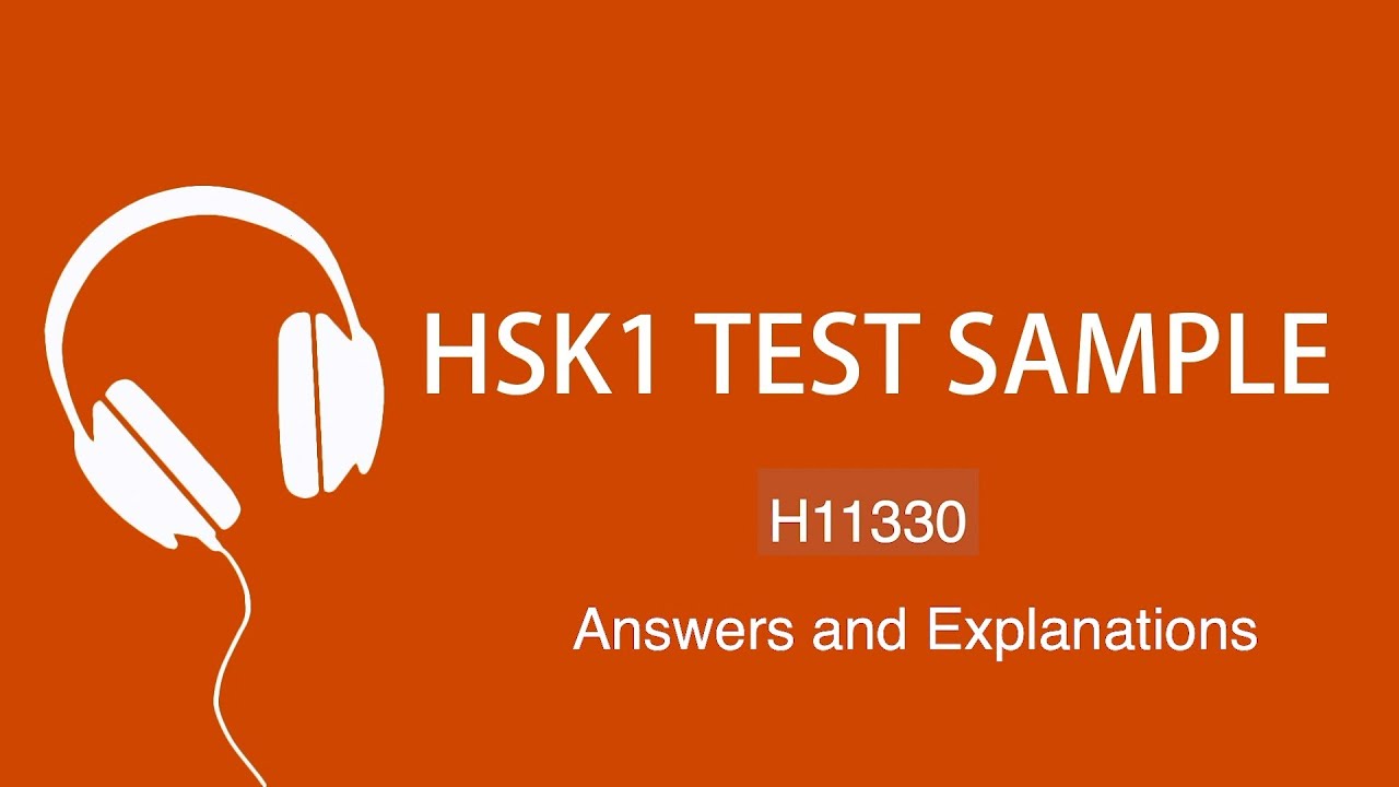 HSK1 TEST | The Answer and Explanation of H11330.Check how many scores you can get.