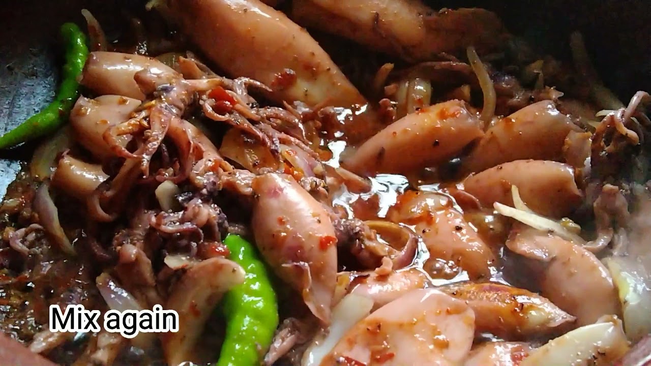 கணவாய் பால் பொரியல்|| Cuttlefish Milk fry இப்படி ஒருமுறை செய்து பாருங்கள்