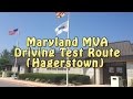 Maryland MVA Driving Test Hagerstown Route 1 Of 2 Maryland MVA Driving Test Hagerstown Route 1 Of 2