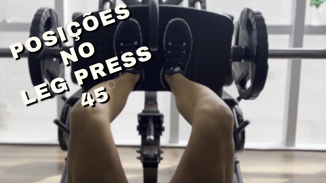 Que diferença faz a posição dos pés no agachamento e leg press