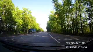 Кимры - Деденево - Москва / Kimry - Dedenevo - Moscow 23/05/2015 (timelapse 4x) видео аренда авто без водителя гражданский проспект