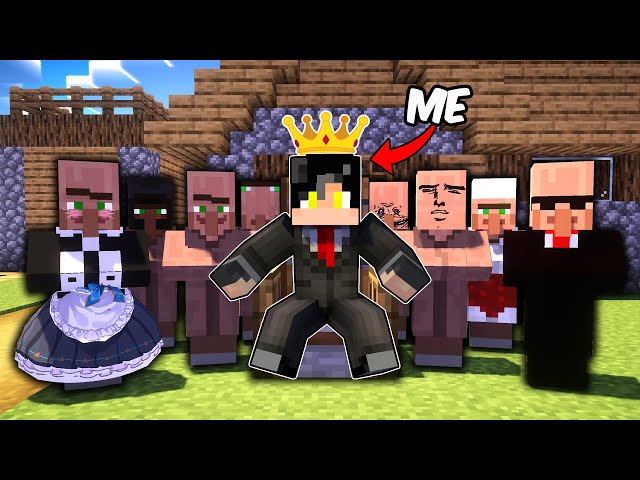 Minecraft, But You Are King of Villagers class=