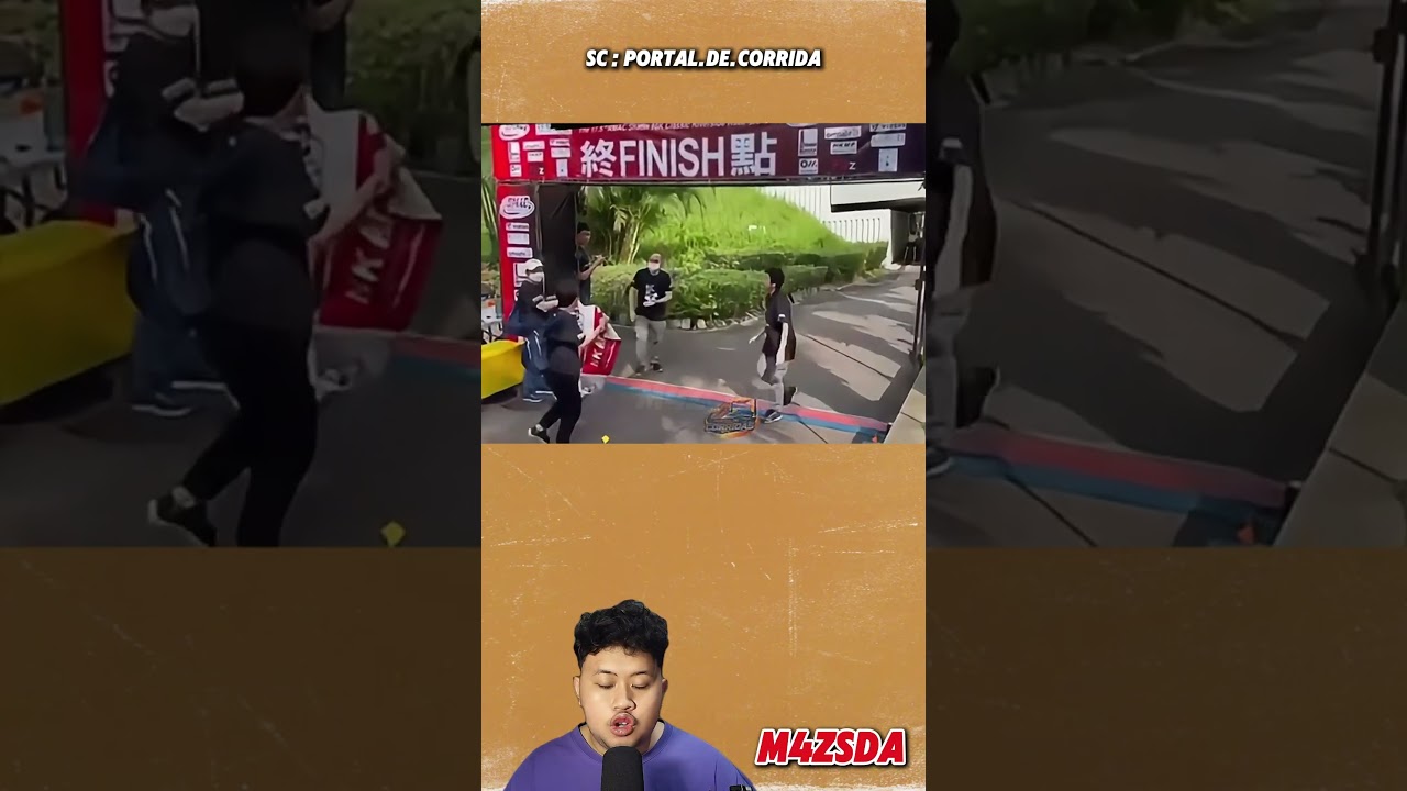 Viral! Emak-Emak Curang Di Pertandingan Lari Internasional! #m4zsda #shortvideos #shorts #reaction