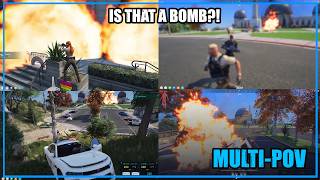PD React to Being Collateral in Lang Bombing of Marshal Building | Nopixel GTARP Wealth