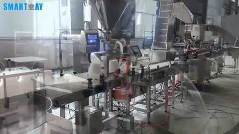 Smart Weigh - Bottle Automatic Weighing Filling Capping Labeling Line