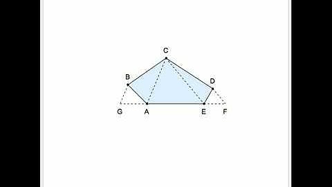 Constructing a Rectangle with the Same Area as a Pentagon