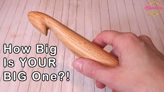 How Big Is YOUR biggest hook?! My chonkiest crochet hook!