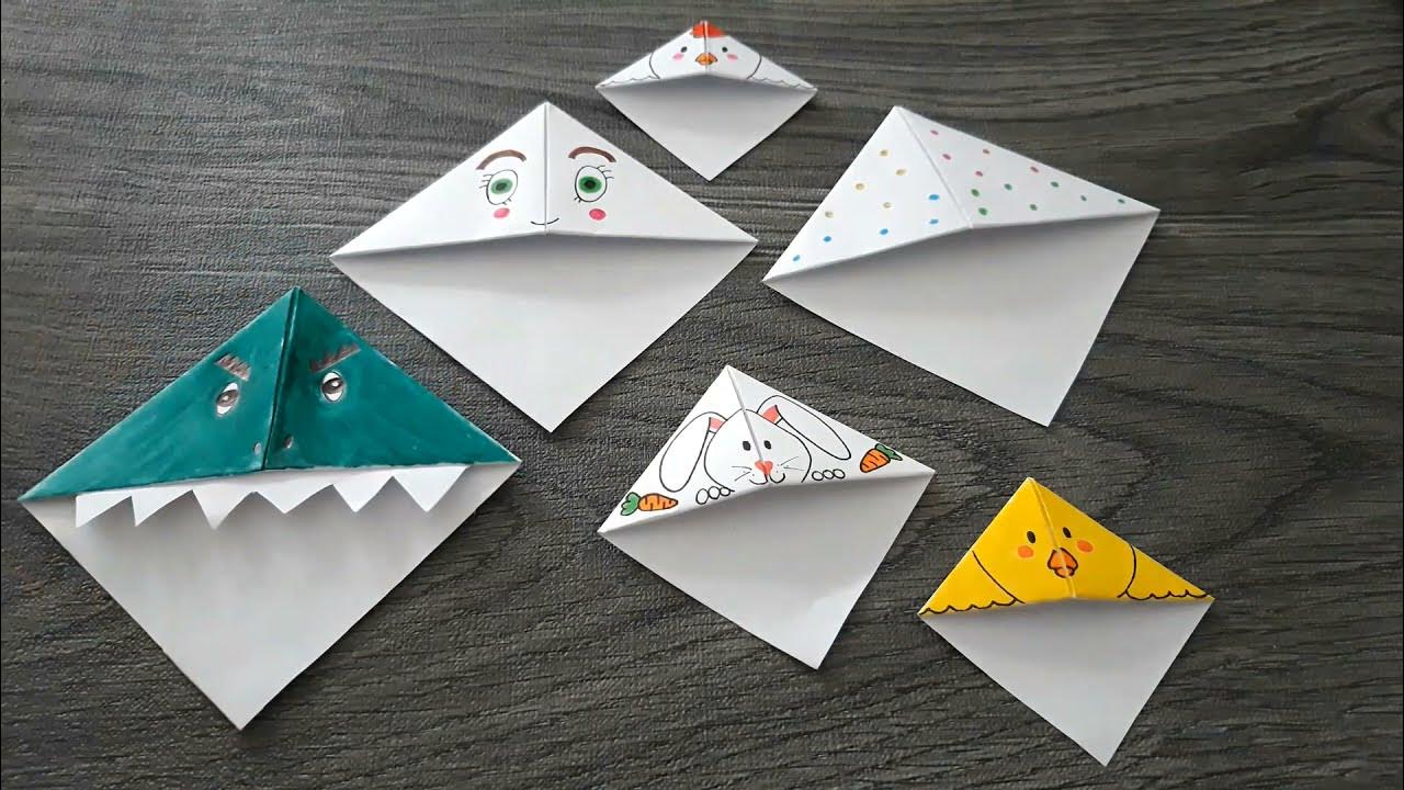 Comment Faire Un Marque Page En Papier Video Marque-page en origami - Bricolage pour enfants 4 - YouTube