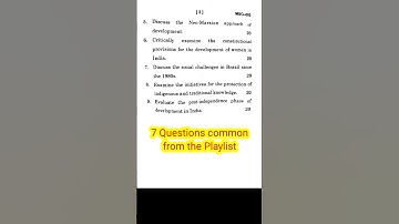 IGNOU MSO 003 Question | June 2025 | 7 Questions from Playlist #mso003 #ignoumso003 #ignousociology