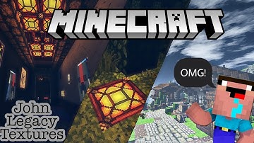 John Smith Legacy Textures for mcpe with my shader | MCPE | 🔥