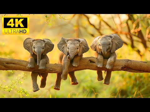 Baby Animals 4K - Explore The Lovely World Of Baby Wild Animals In The World With Relaxing Music