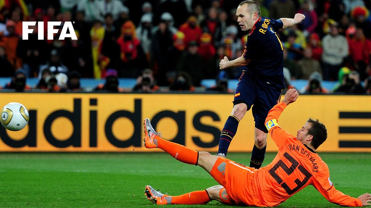 Andres Iniesta goal Netherlands | ALL THE ANGLES | 2010 FIFA World Cup - YouTube