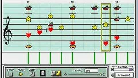 Mario Paint Composer - Chrono Trigger Battle Theme