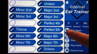 How to use "Intervals Ear and Note Trainer" app! screenshot 5