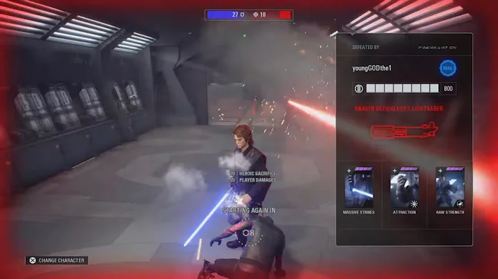 Another salty Anakin emotes on me with 5 eliminations | Battlefront 2 Toxic HvV gameplay