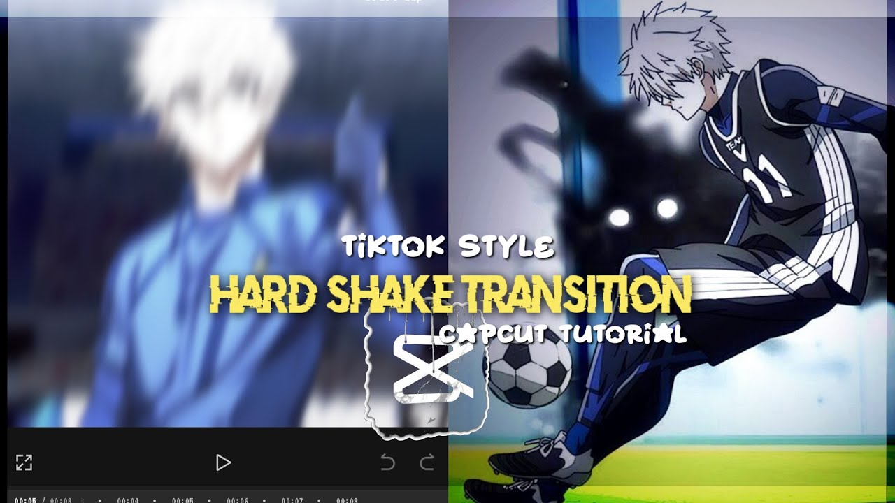 Smooth hard shake transition (tiktok style) | Capcut tutorial - YouTube