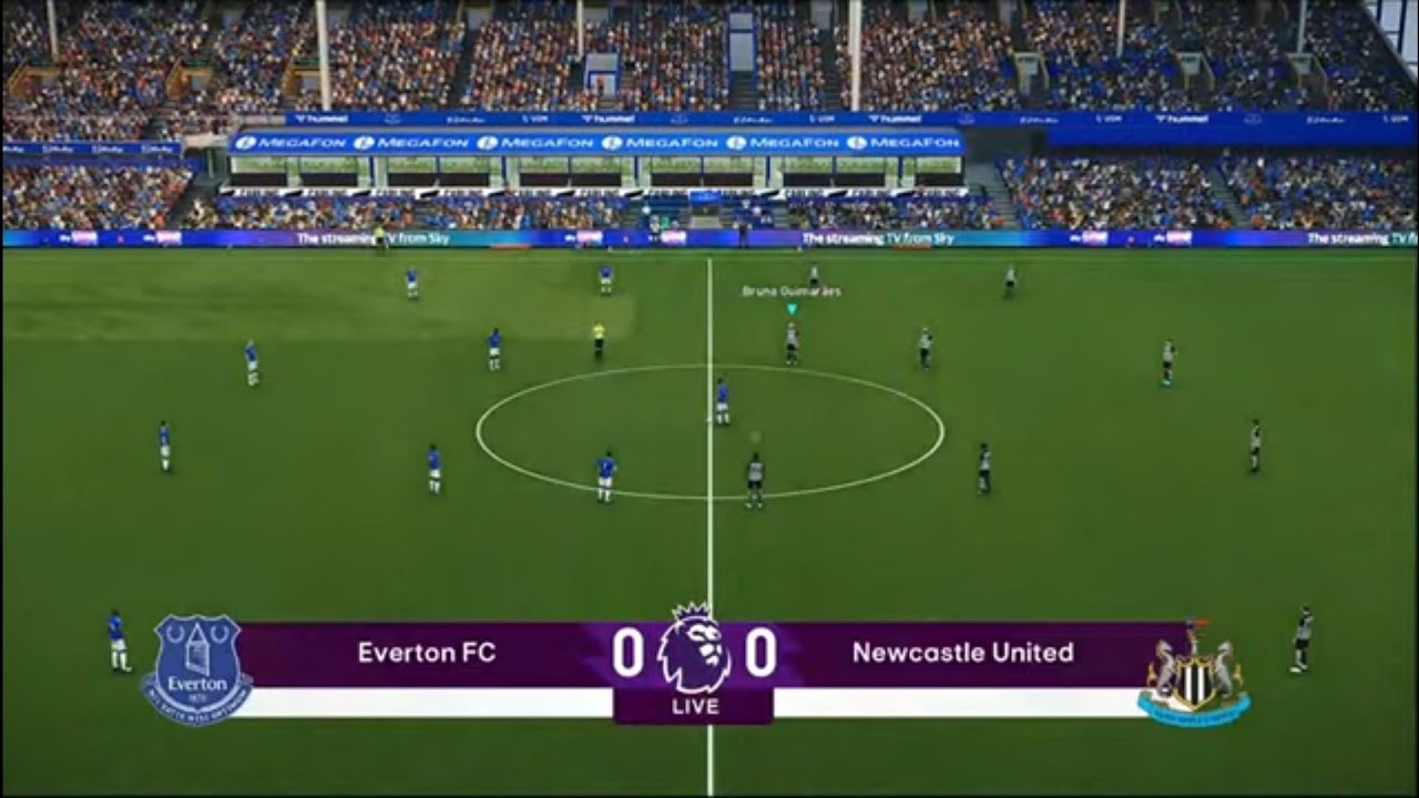 Everton vs Newcastle United | Premier League | PES 2021 | PC Gameplay | 4K