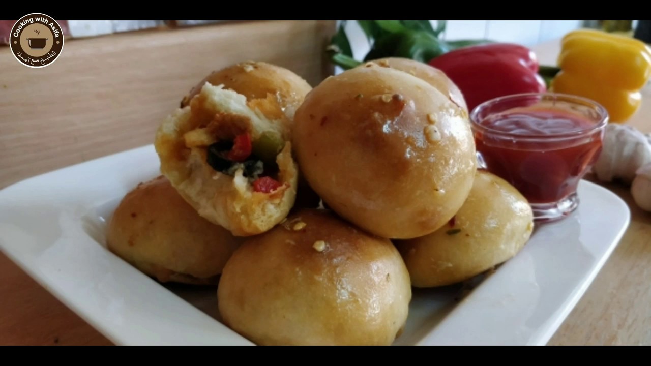 Pizza Pav Recipe _ Pizza bombs recipe by Cooking with Asifa